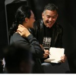 Getting Henry Chang to sign my copy of his novel Chinatown Beat.